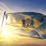 Delaware state of United States flag